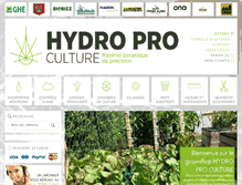 Tablet Screenshot of hydroproculture.com